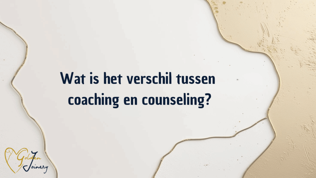 Wat is het verschil tussen coaching en counseling